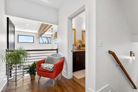 a view of a car park in front of house