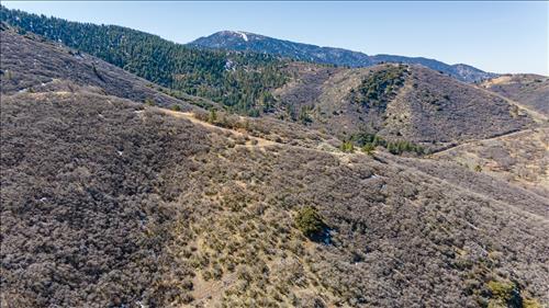 0 St Moritz Place Tehachapi, CA 93561 - Photo 6 of 15 a view of a dry yard with mountains in the background