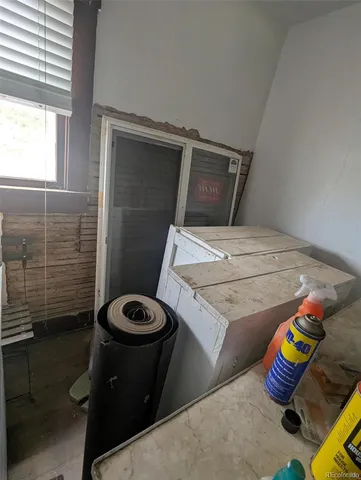 a storage and utility room