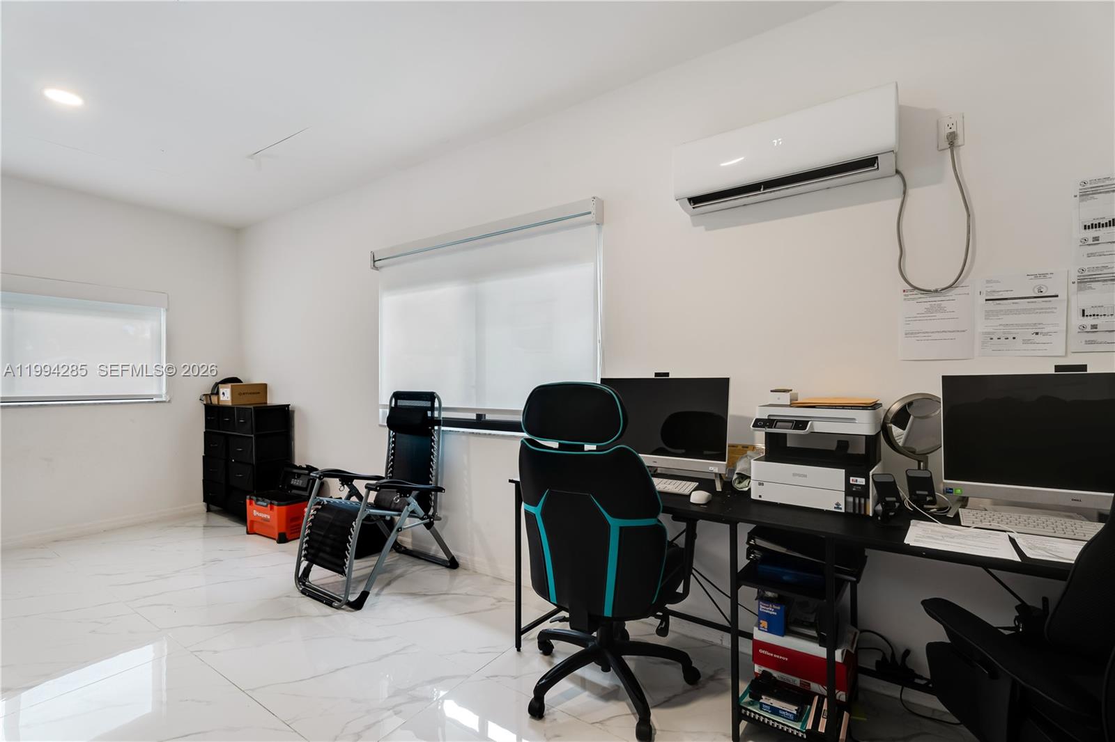 5635 Pierce Street Hollywood, FL 33021 - Photo 23 of 27 a view of workspace with wooden floor windows