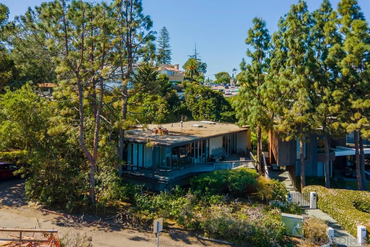 1595 Coast Walk La Jolla, CA 92037 - Photo 24 of 24 a view of a house with a yard and sitting area