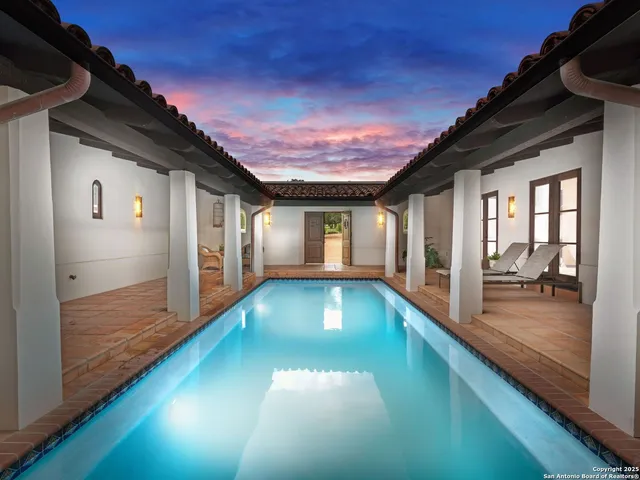 a view of a volley ball court
