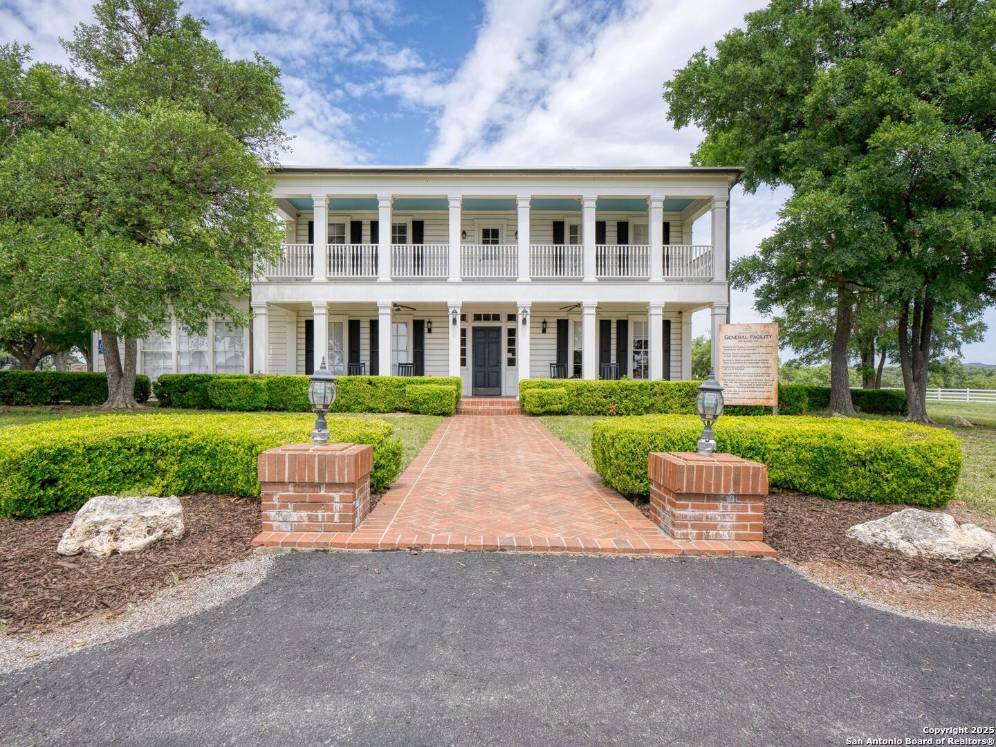 2835 Palomino Springs Bandera, TX 78003 - Photo 64 of 77 front view of a house with a yard