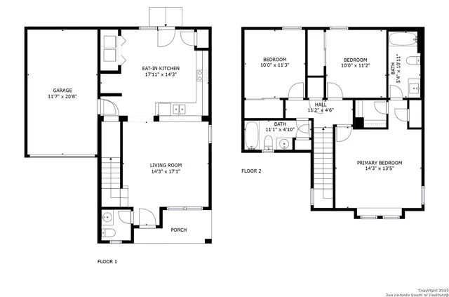 a picture of a bench in front of a door