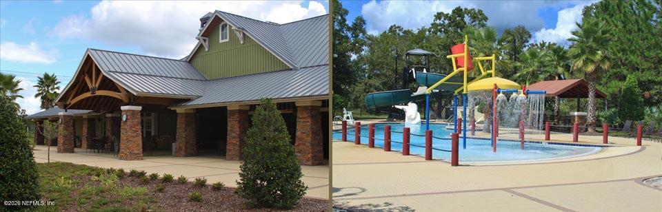 1062 Persimmon Drive Middleburg, FL 32068 - Photo 42 of 45 a view of a house with a yard and table and chairs under an umbrella