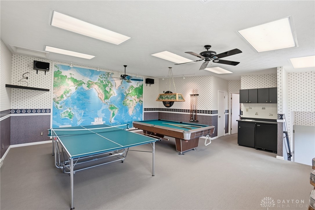 5669 O Neall Road Waynesville, OH 45068 - Photo 60 of 72 This versatile recreation room offers ample space for various activities and entertainment.