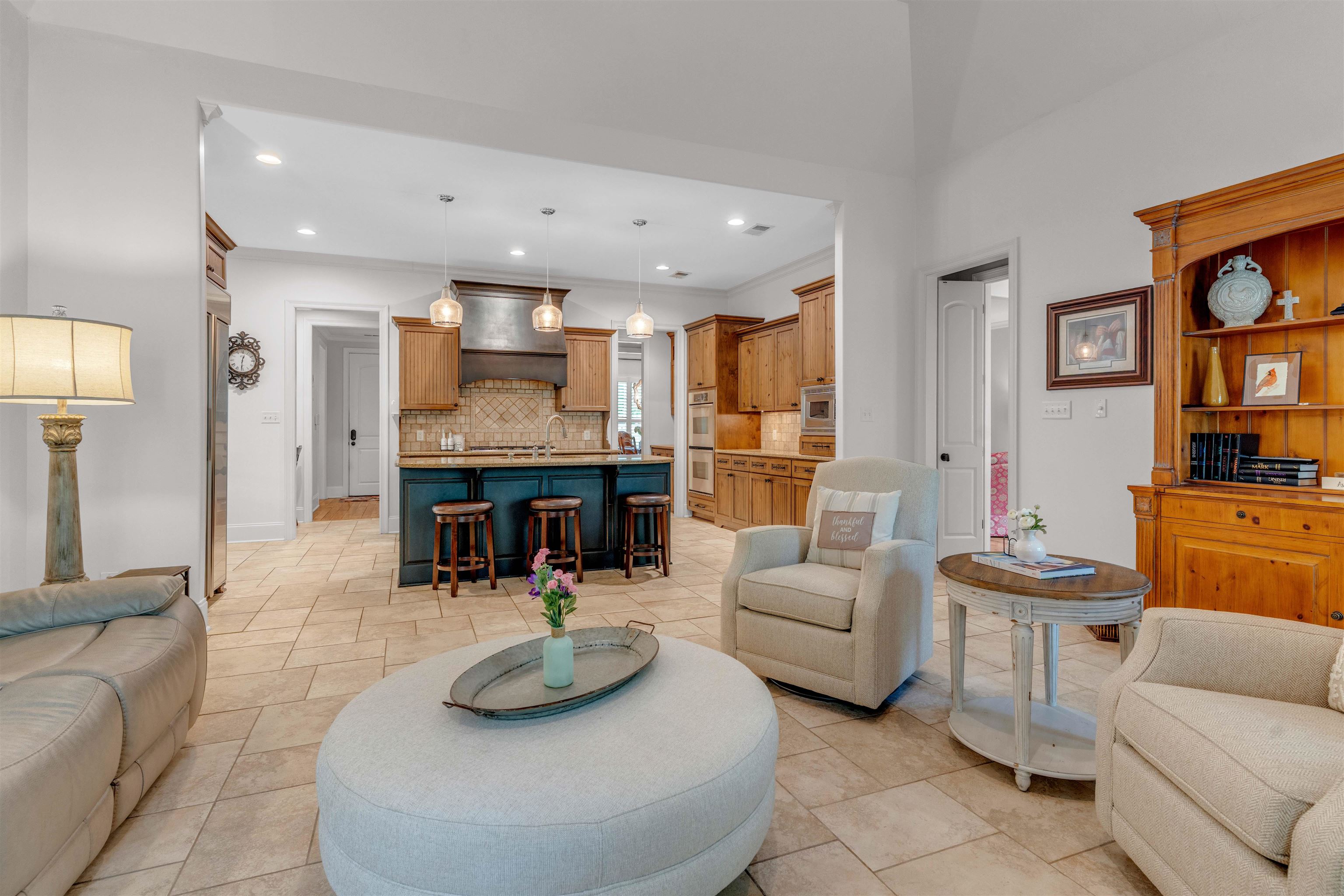 1218 Braystone Trail Collierville, TN 38017 - Photo 20 of 40 a living room with furniture and a fireplace
