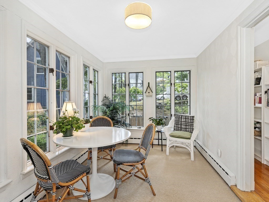 8 Monadnock Road Arlington, MA 02476 - Photo 16 of 36 a dining room with furniture and window