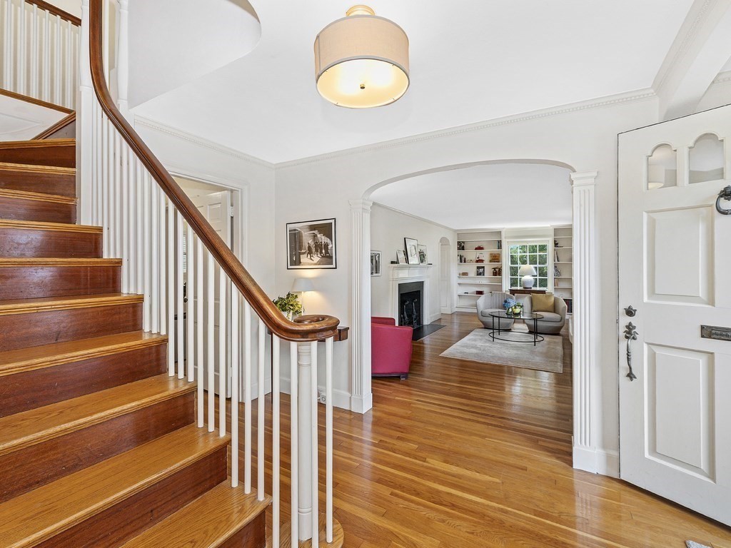 8 Monadnock Road Arlington, MA 02476 - Photo 3 of 36 a view of entryway and hall with wooden floor