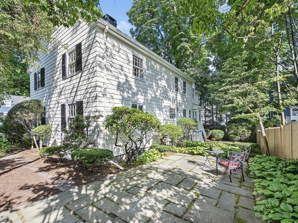 8 Monadnock Road Arlington, MA 02476 - Photo 33 of 36 a view of a house with a yard and plants