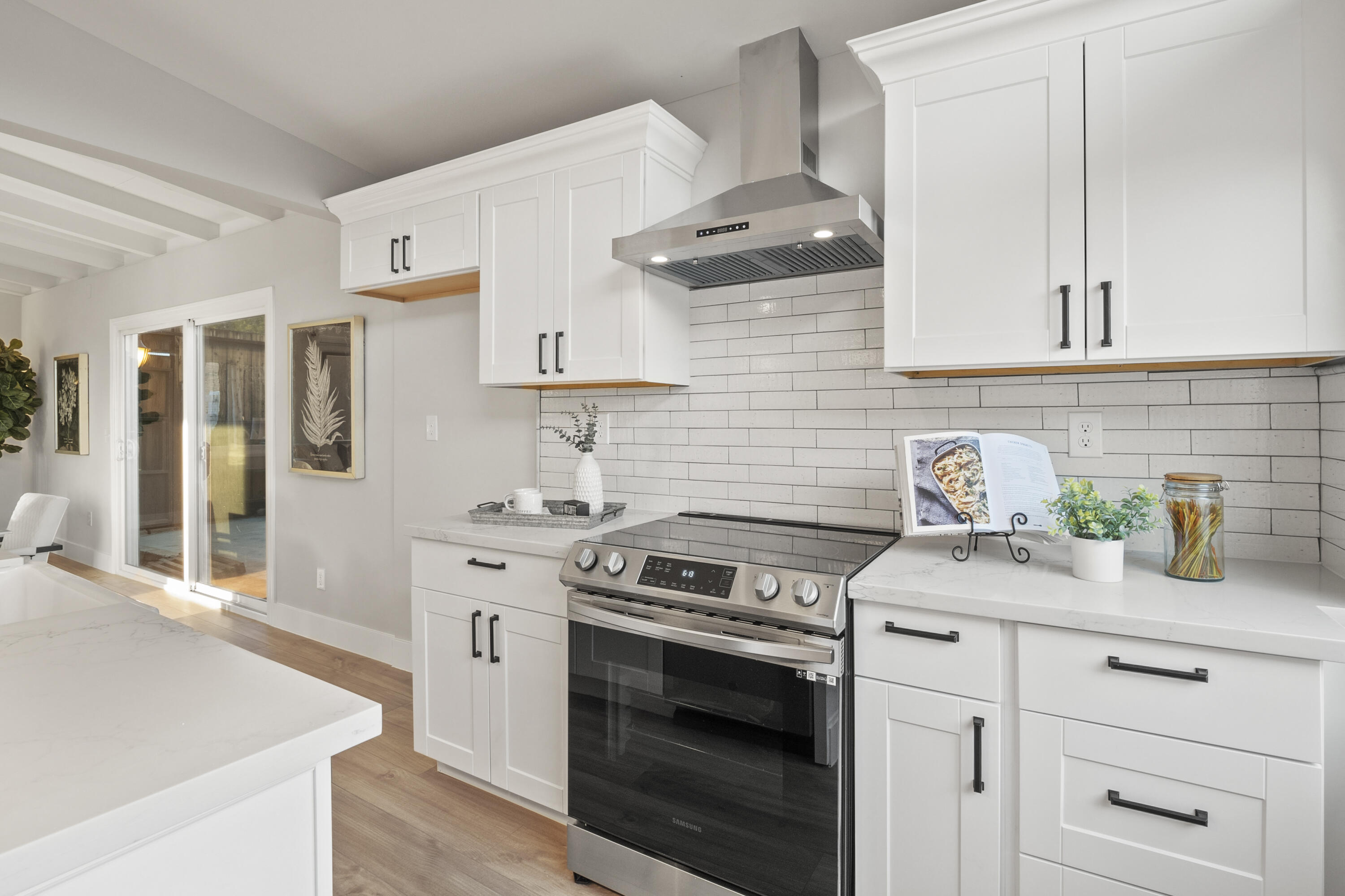 1530 Crestview Trail Acton, CA 93510 - Photo 21 of 43 a kitchen with stainless steel appliances granite countertop a sink stove and refrigerator