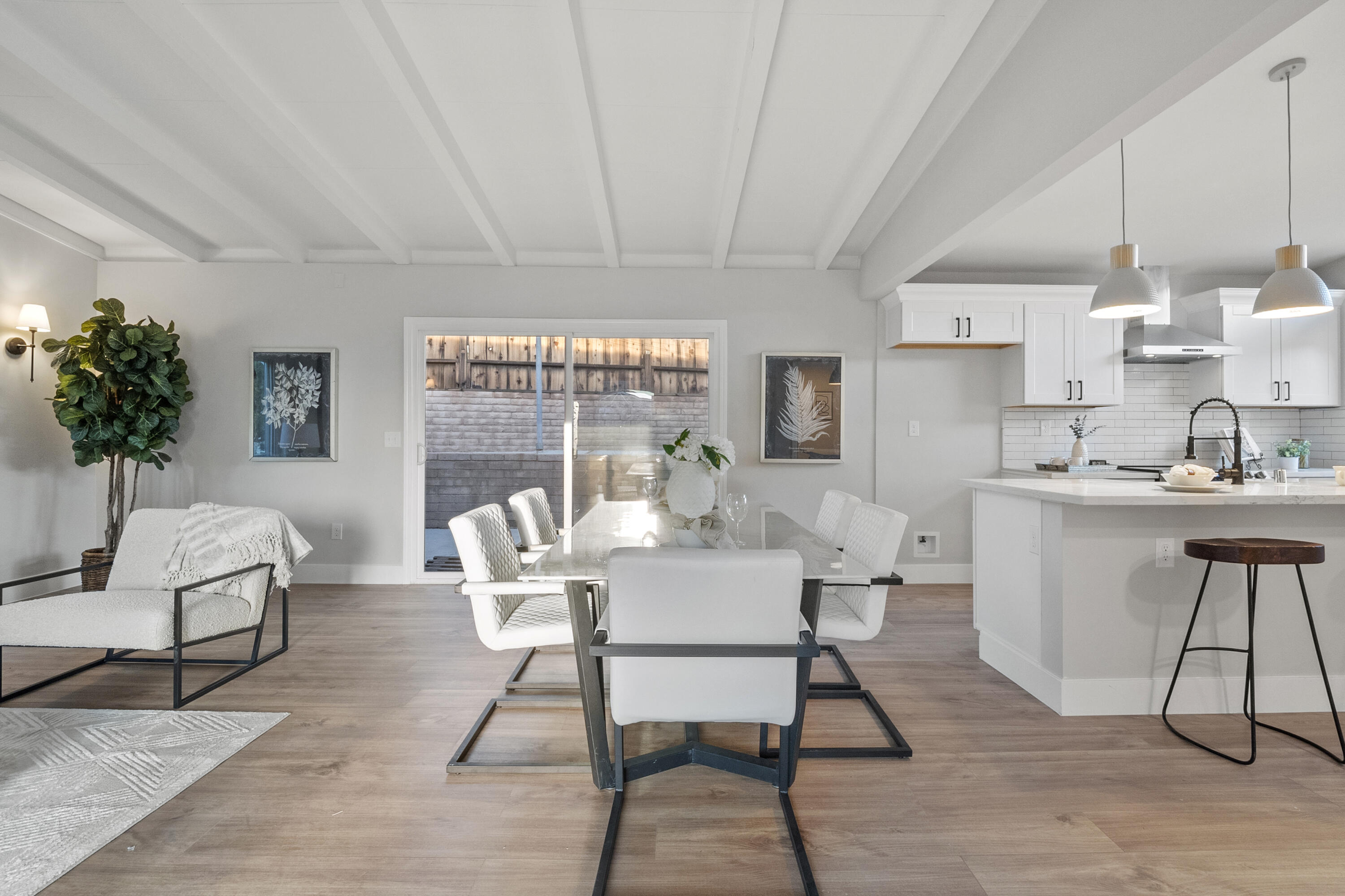 1530 Crestview Trail Acton, CA 93510 - Photo 26 of 43 a view of a dining room with furniture window and wooden floor