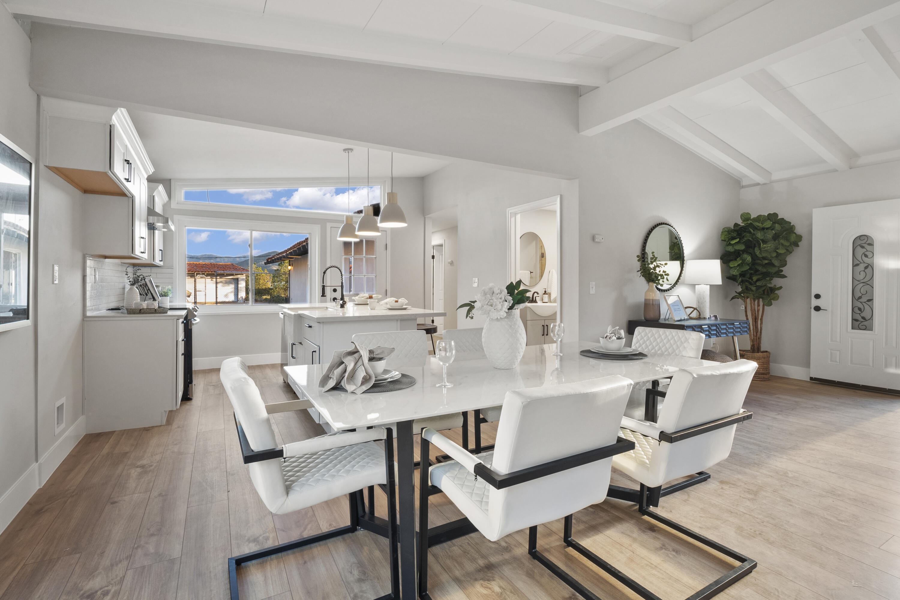 1530 Crestview Trail Acton, CA 93510 - Photo 28 of 43 a dining room with furniture and wooden floor