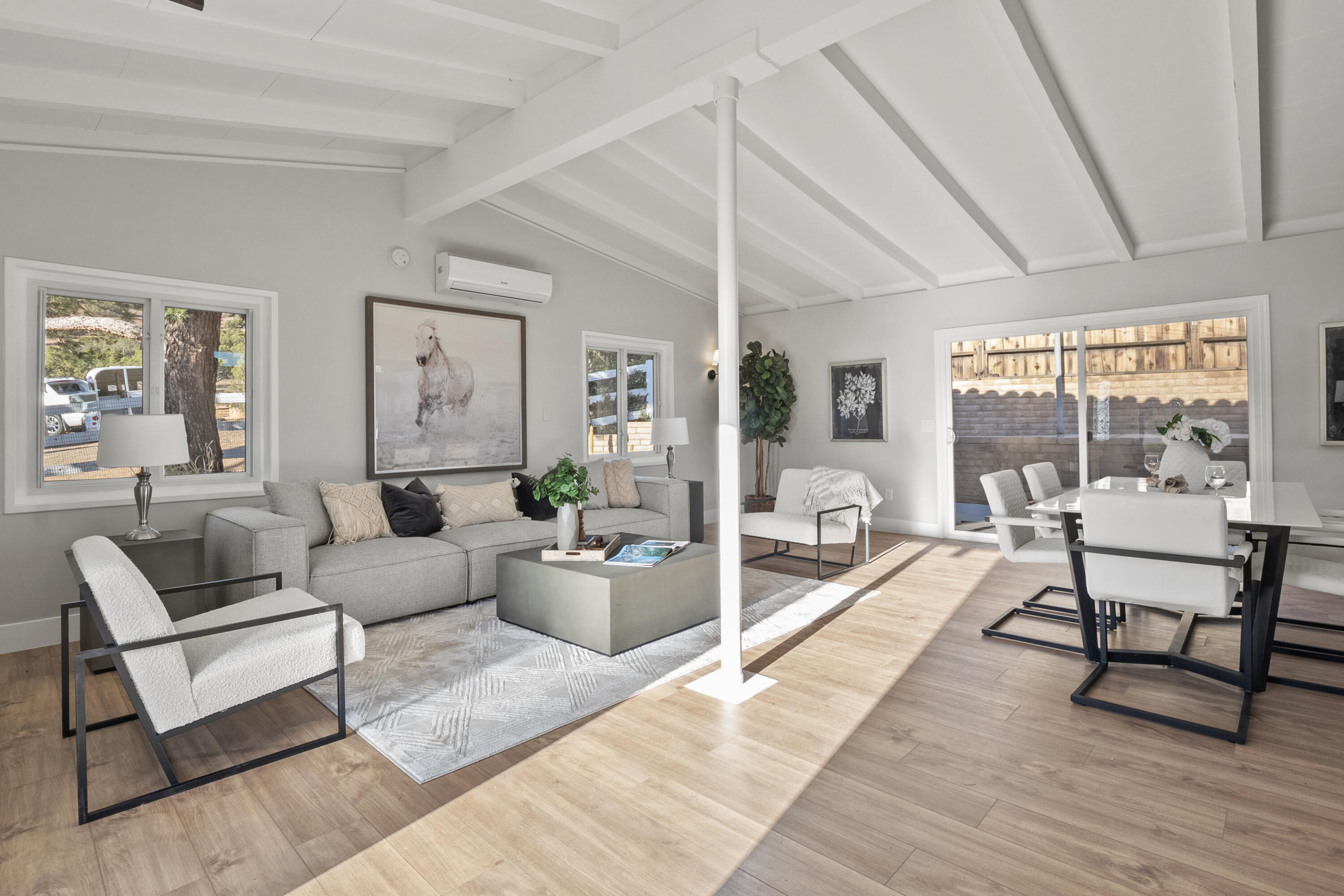 1530 Crestview Trail Acton, CA 93510 - Photo 4 of 43 a living room with furniture and a wooden floor