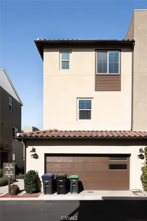 a front view of a house with windows