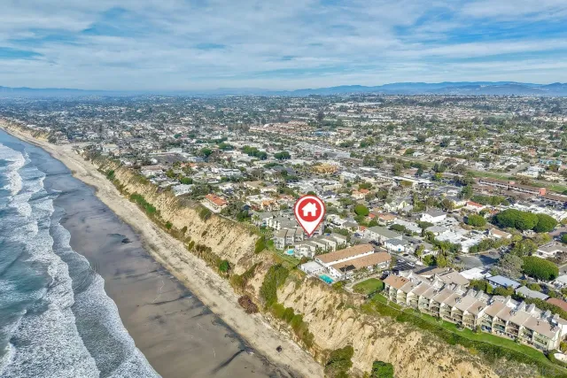 a view of city and ocean