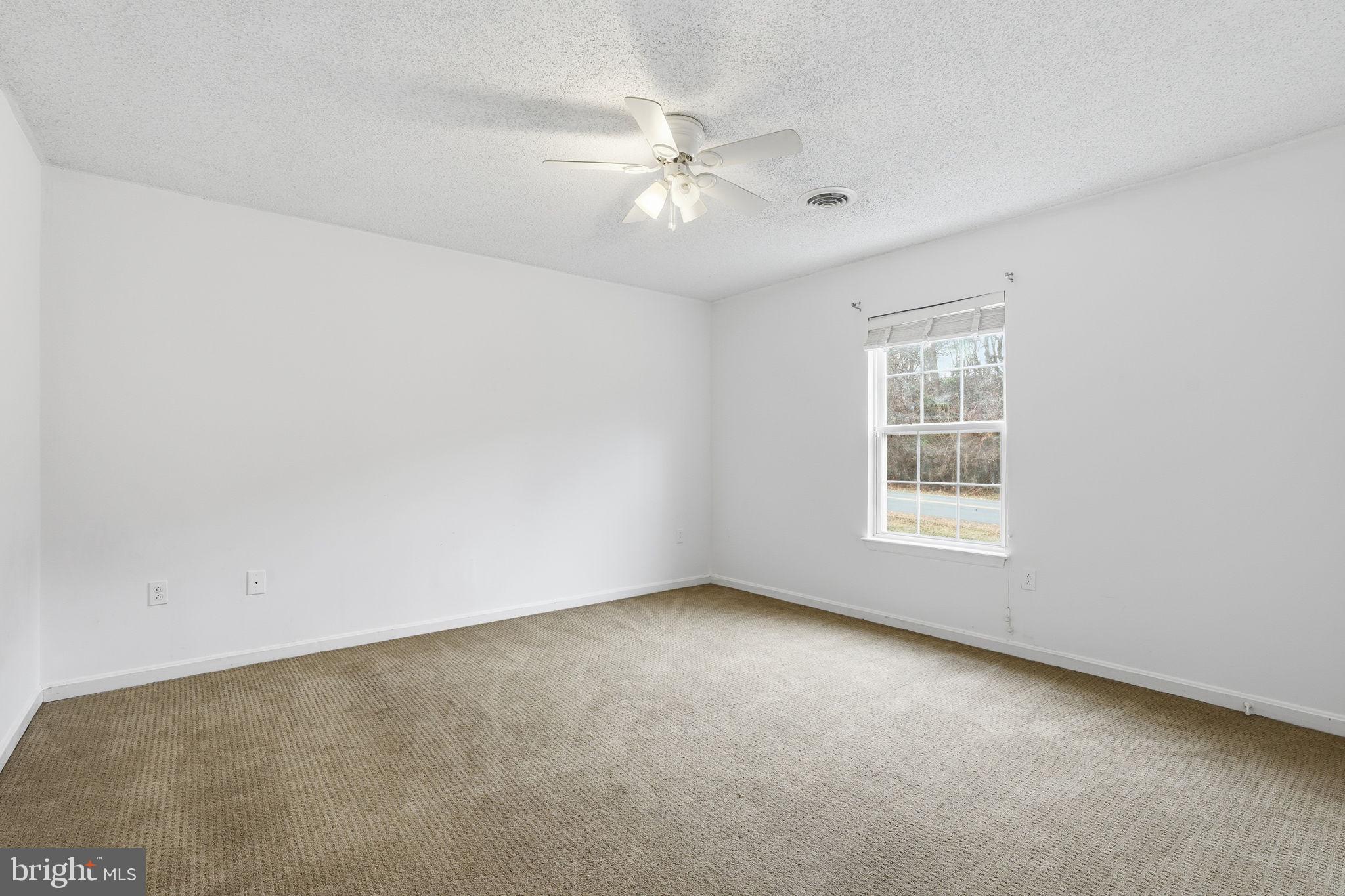 110 Rugby Place Winchester, VA 22603 - Photo 20 of 41 an empty room with a chandelier fan and windows