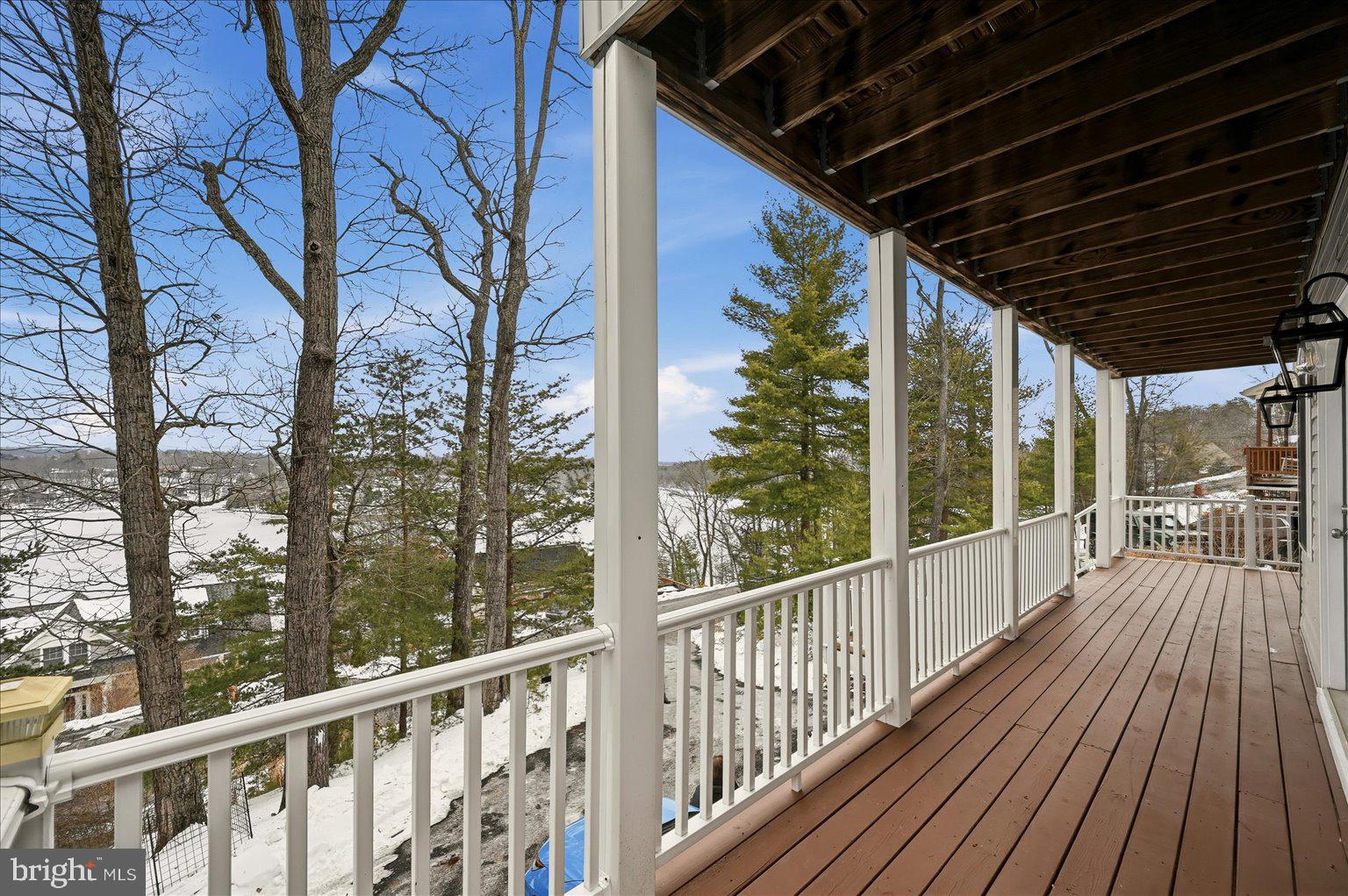 109 Waterside Lane Cross Junction, VA 22625 - Photo 24 of 107 Main level deck overlooks lake