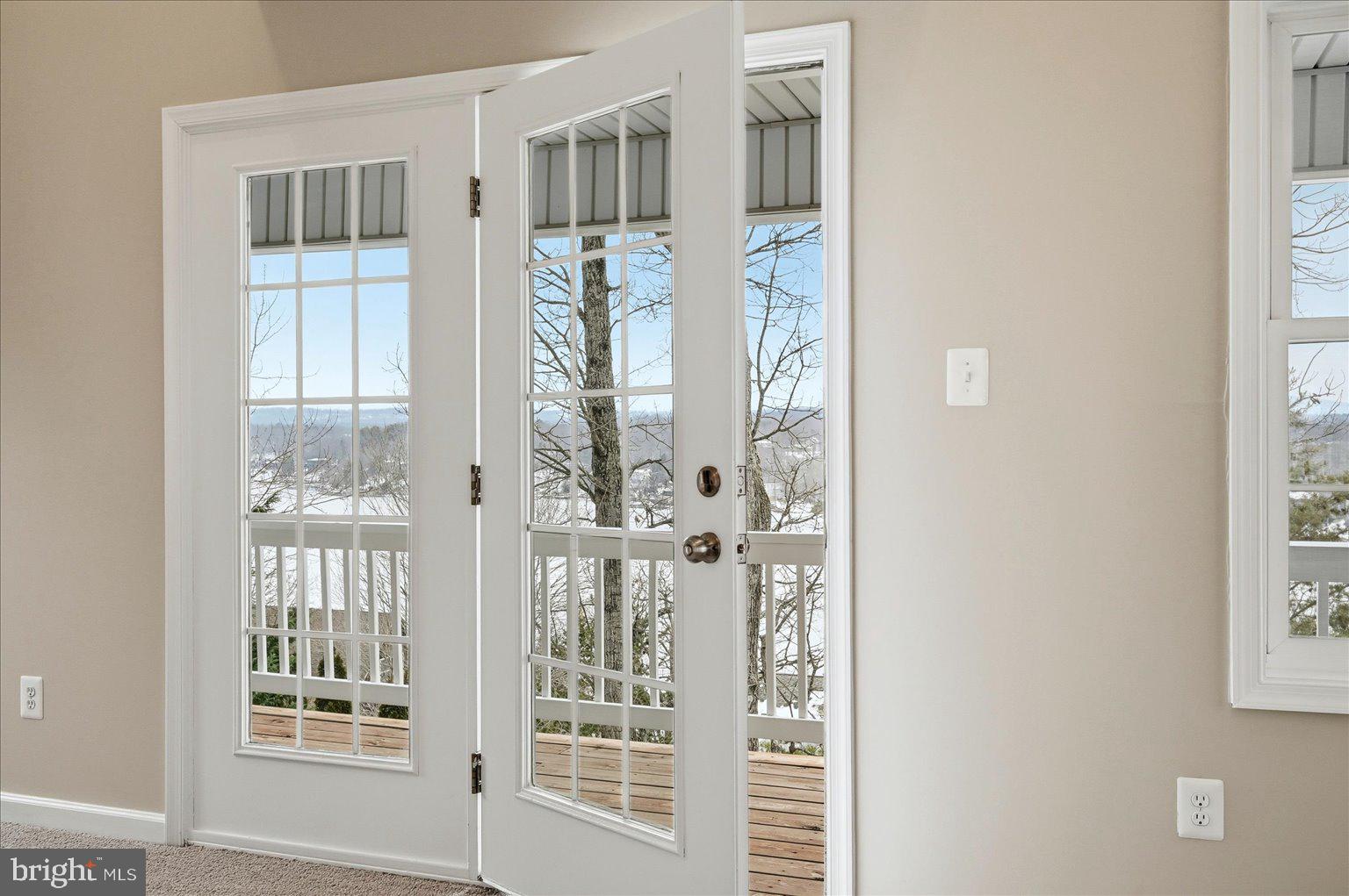 109 Waterside Lane Cross Junction, VA 22625 - Photo 35 of 107 Door from primary to its own private deck