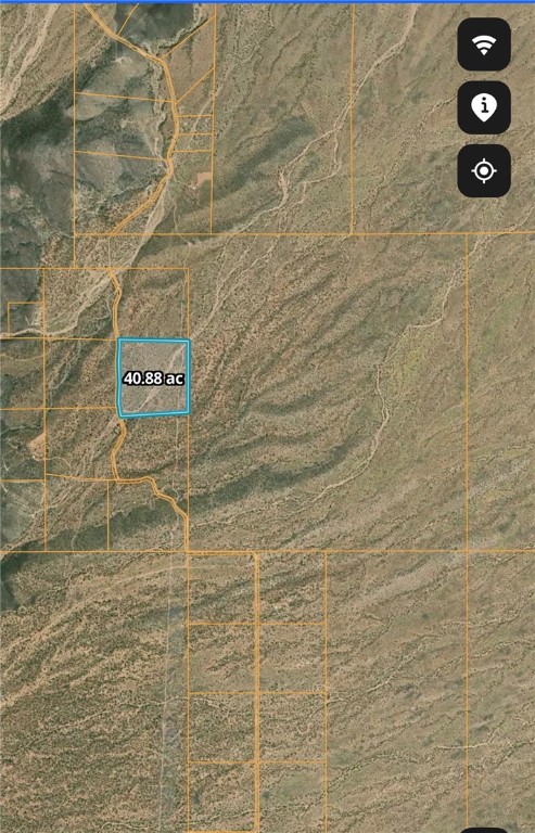 6806 North Frerichs Ranch Road Hackberry, AZ 86411 - Photo 3 of 37 Aerial map of property. East boundary boarders large section of AZ state trust land.