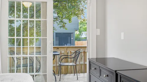 a kitchen with granite countertop lots of counter top space