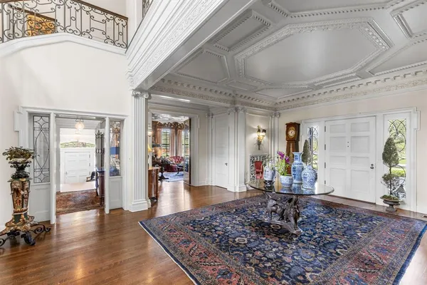 a very nice looking room with wooden floor
