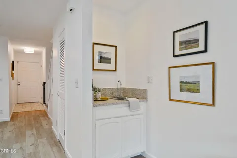 a view of an entryway with staircase