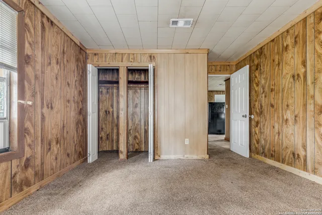 a view of room with walk in closet