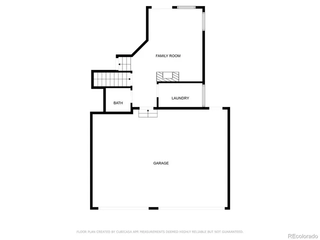 a picture of a room with a floor plan