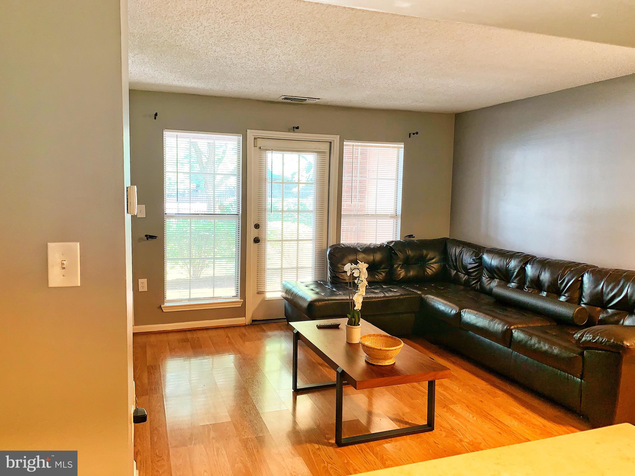 21029 Timber Ridge Terrace, Unit 102 Ashburn, VA 20147 - Photo 5 of 39 Living room view from the kitchen.