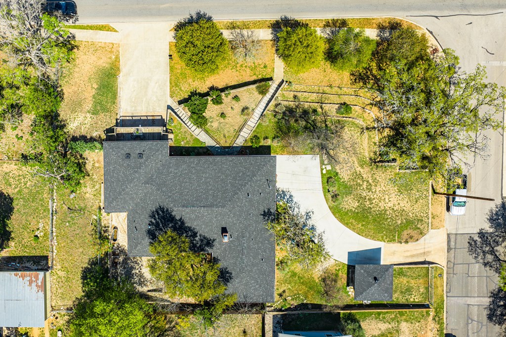 825 Golf Street Kerrville, TX 78028 - Photo 35 of 38 an aerial view of residential houses with outdoor space