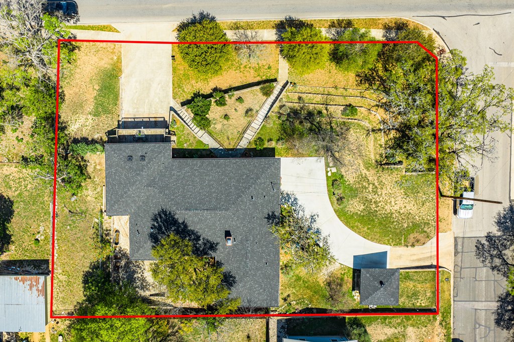 825 Golf Street Kerrville, TX 78028 - Photo 36 of 38 an aerial view of residential houses with outdoor space