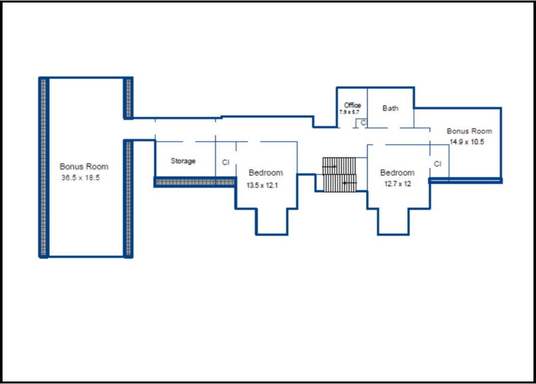 12925 Ghoston Road Wake Forest, NC 27587 - Photo 24 of 24 2nd Floor Plan