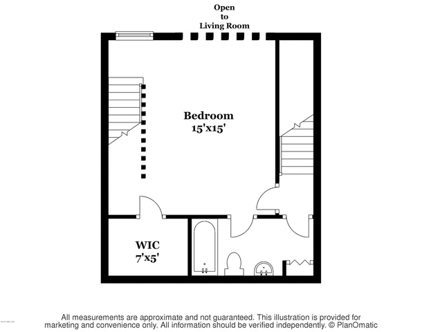 a picture of a bench in a building