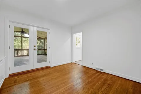 a view of a park with slide