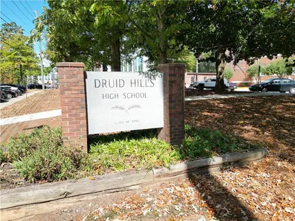 a view of a building from a balcony
