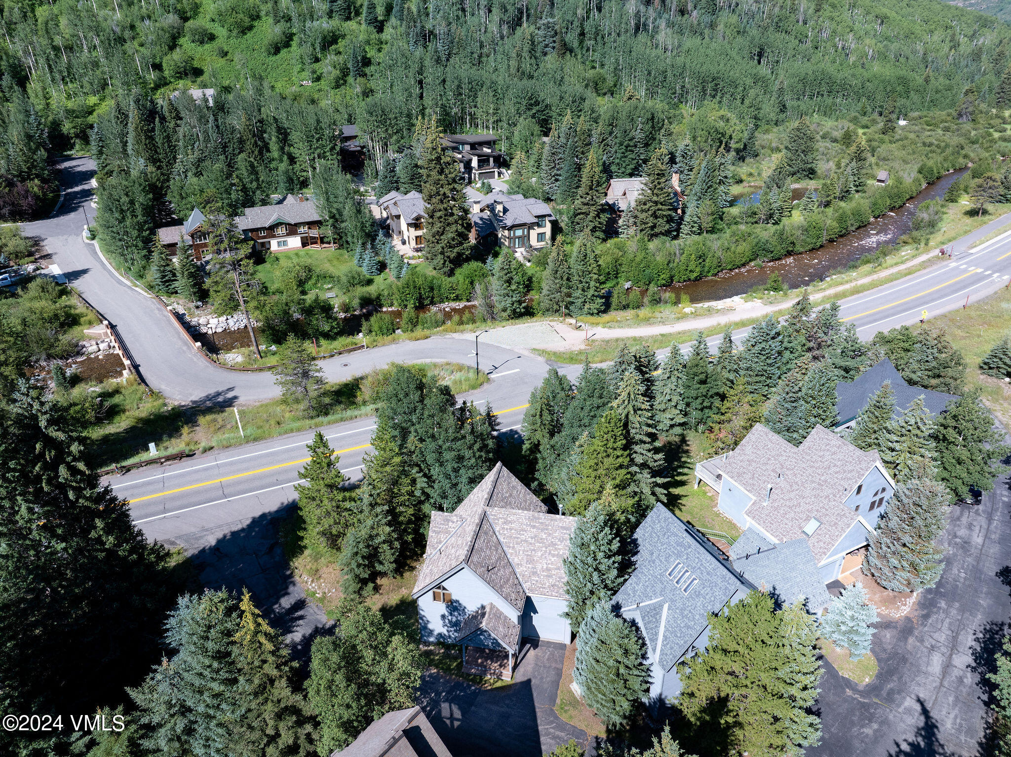 3891 Big Horn Road, Unit D Vail, CO 81657 - Photo 6 of 28 an aerial view of multiple house