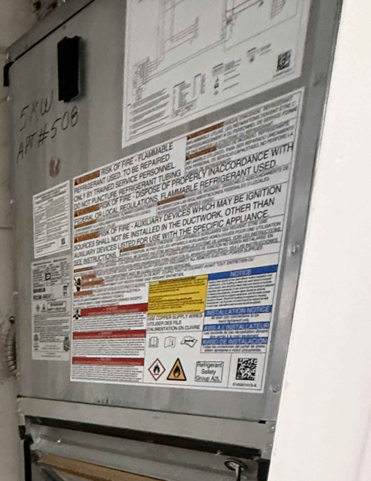 1505 North Riverside Drive, Unit 508 Pompano Beach, FL 33062 - Photo 21 of 31 New air conditioner