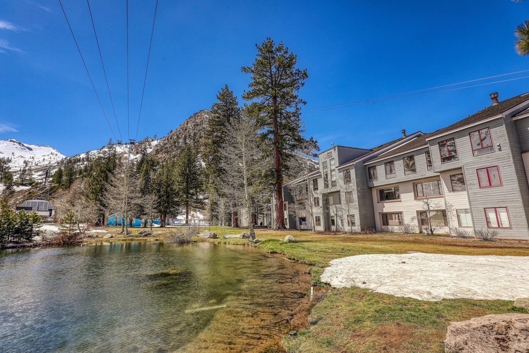 201 Shirley Cyn Road, Unit 311 Olympic Valley, CA 96146 - Photo 25 of 28 a view of residential houses with outdoor space and lake view