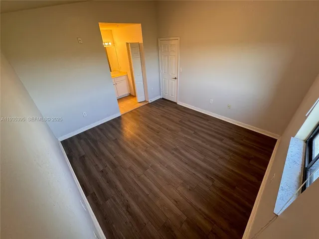 a view of wooden floor in a room