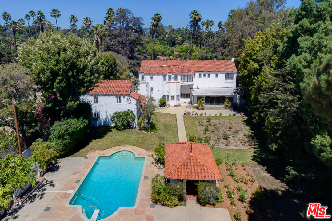 1003 Benedict Canyon Drive Beverly Hills, CA 90210 - Photo 35 of 35 an aerial view of a house