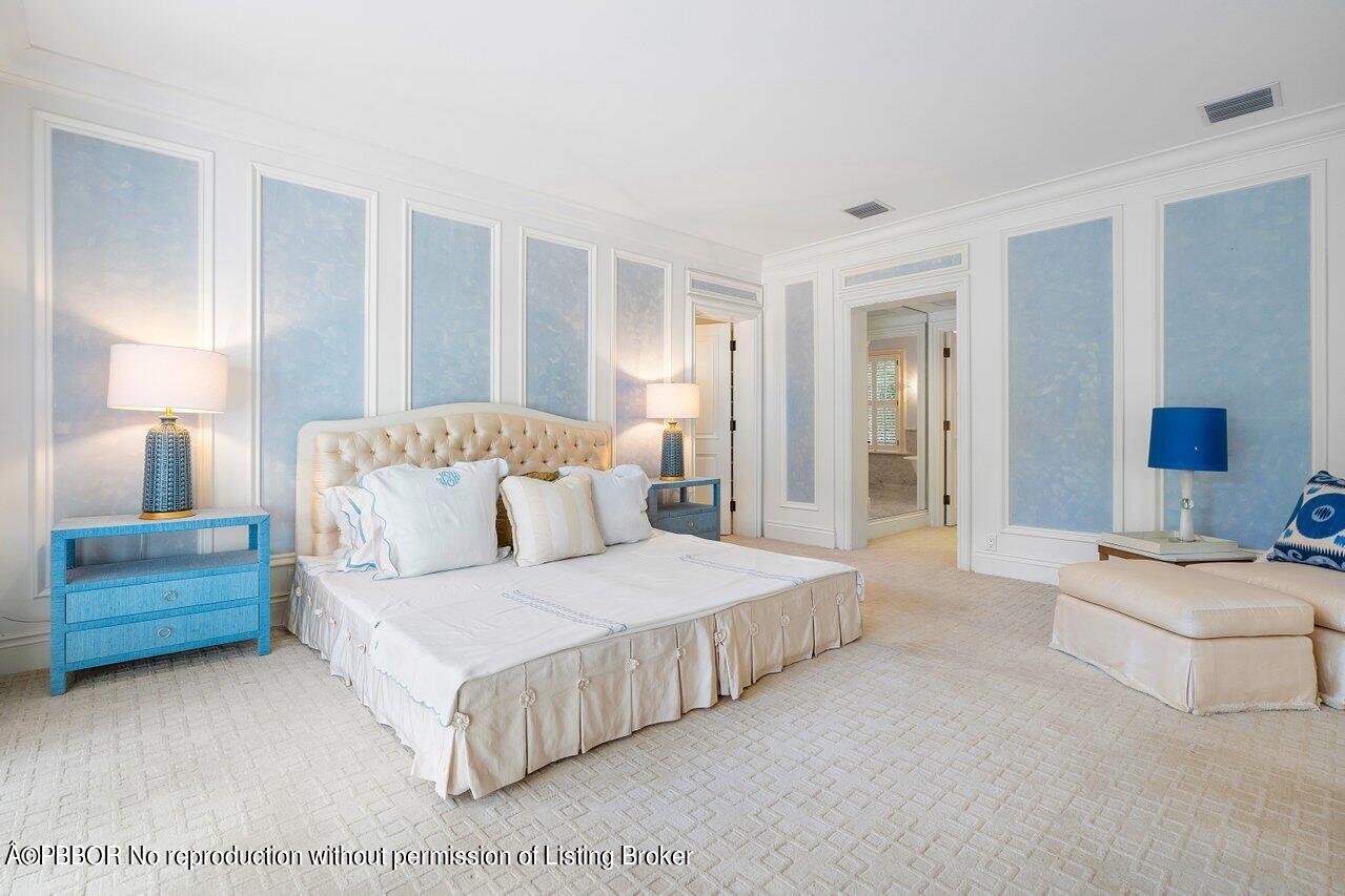 168 Kings Road Palm Beach, FL 33480 - Photo 29 of 51 a bedroom with a bed and a couch