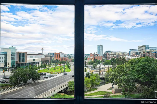a view of a city and a street view