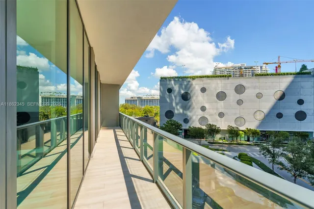 a view of a multi story building