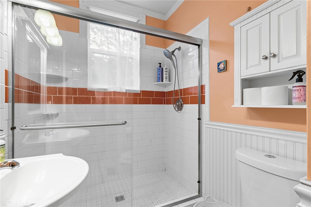 740 Orient Street Chico, CA 95928 - Photo 26 of 48 a bathroom with a sink and a shower