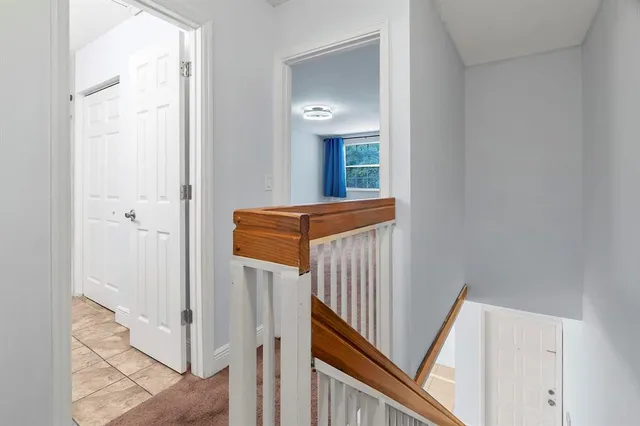 a view of a hallway with a hallway