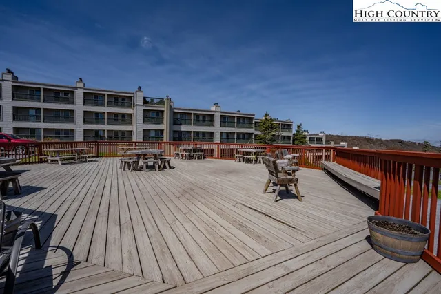 a view of a roof deck
