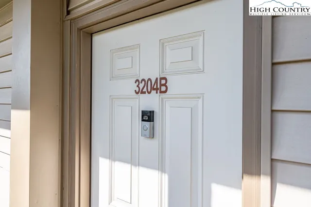 a view of front door