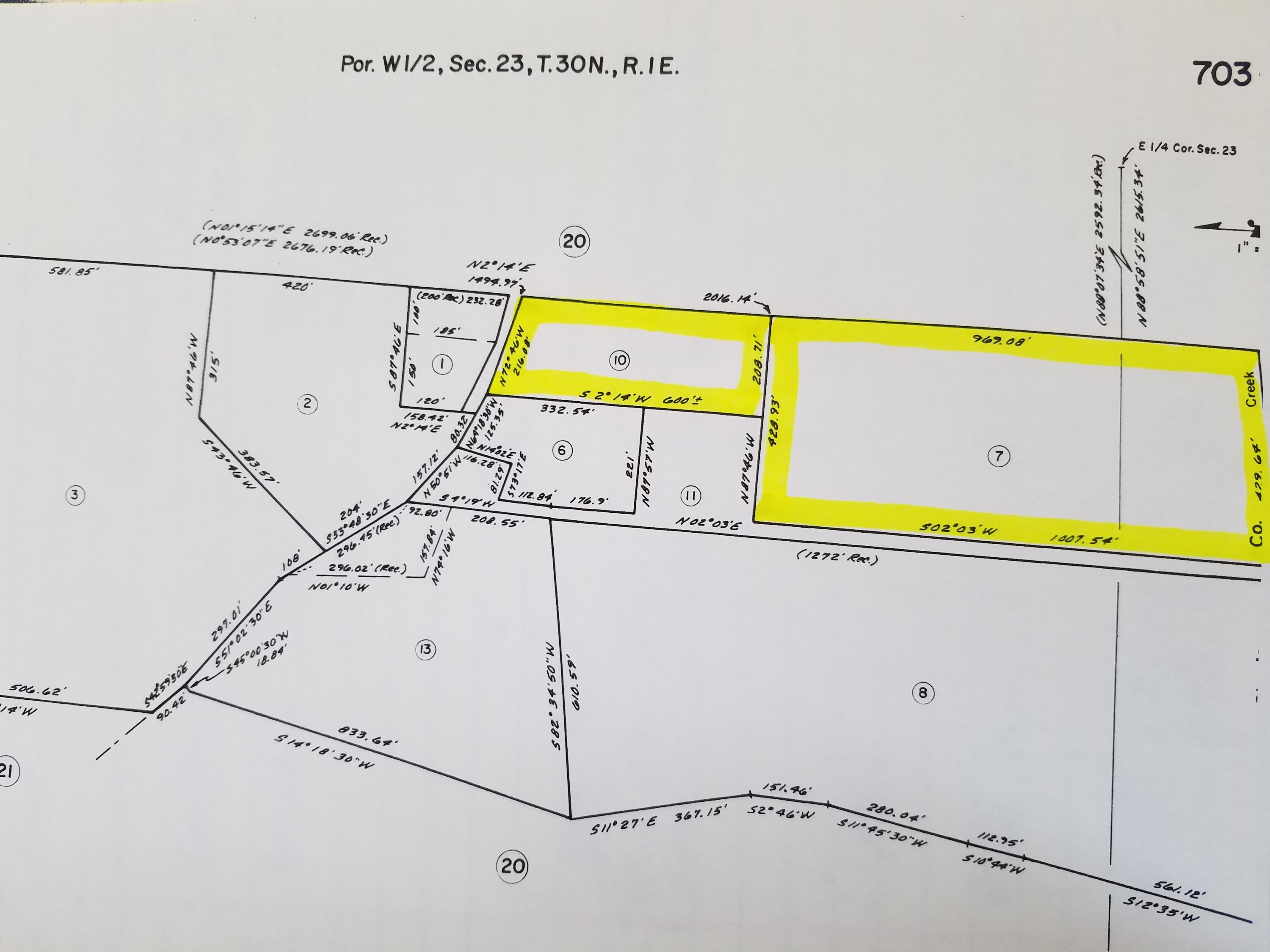 Lot 7-10 Rock Creek Road Manton, CA 96059 - Photo 14 of 15 PARCEL MAP