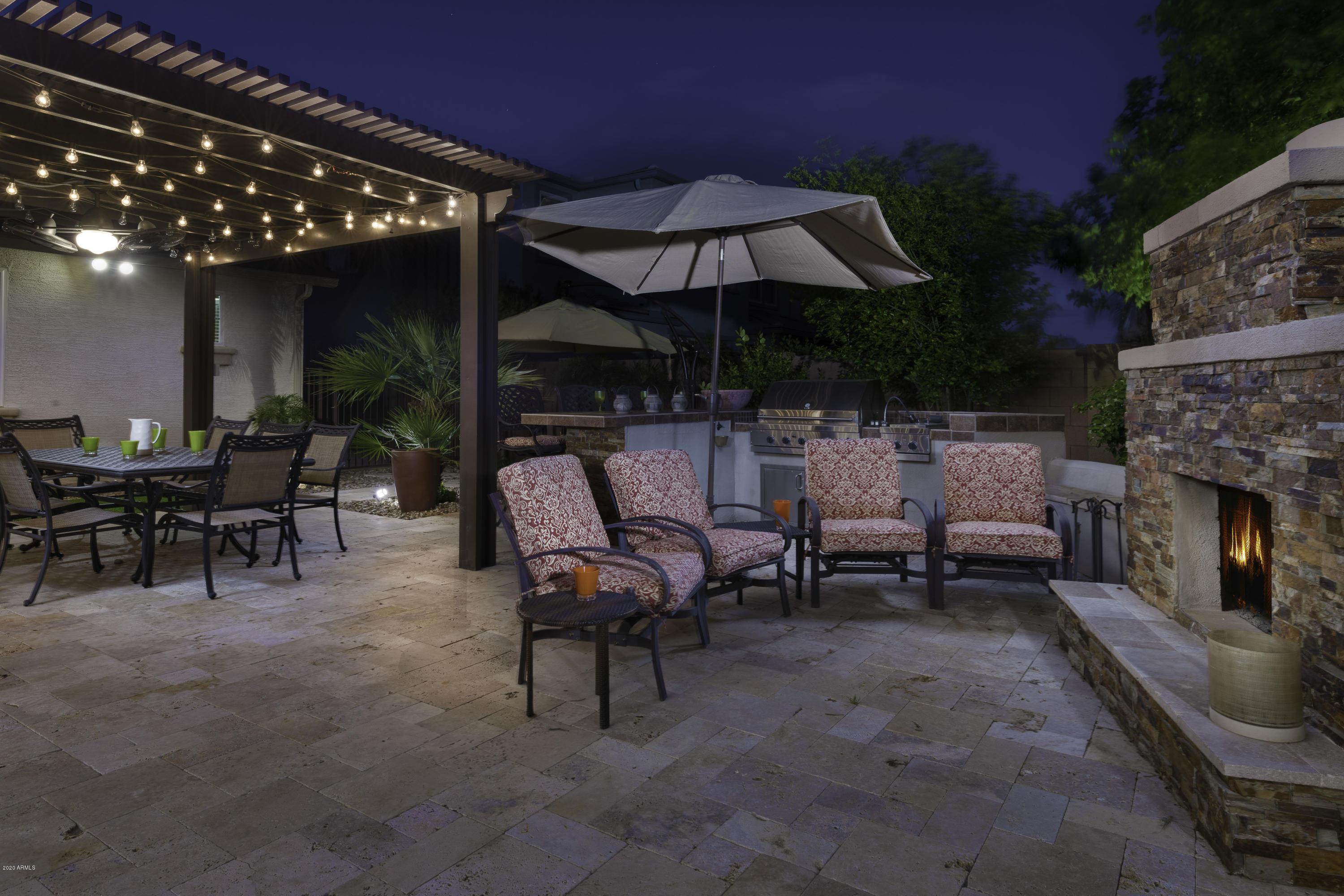 3641 East Weather Vane Road Gilbert, AZ 85296 - Photo 10 of 50 Patio Twilight